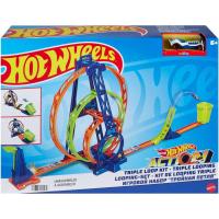 Hot Wheels Triple Triple Looping ,pistas Hot wheels  Mattel HMX38 - details 0