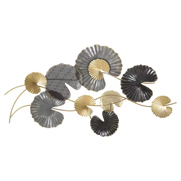 Decoración en Metal 3D Circulos 13, Metal, Multicolor, 105x4x56 cm - 1