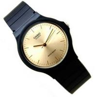 Casio Collection Mq-24-9eldf Reloj De Pulsera Analógico Unisex. Color Negro. Esfera Dorada - details 1