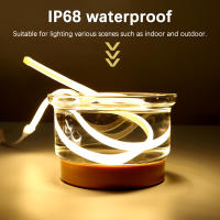 Tiras LED COB 220V Alta Brillo 12W/M Impermeables IP68 Flexibles Para Iluminación De Cocina Armarios Jardín Al Aire Libre - details 3