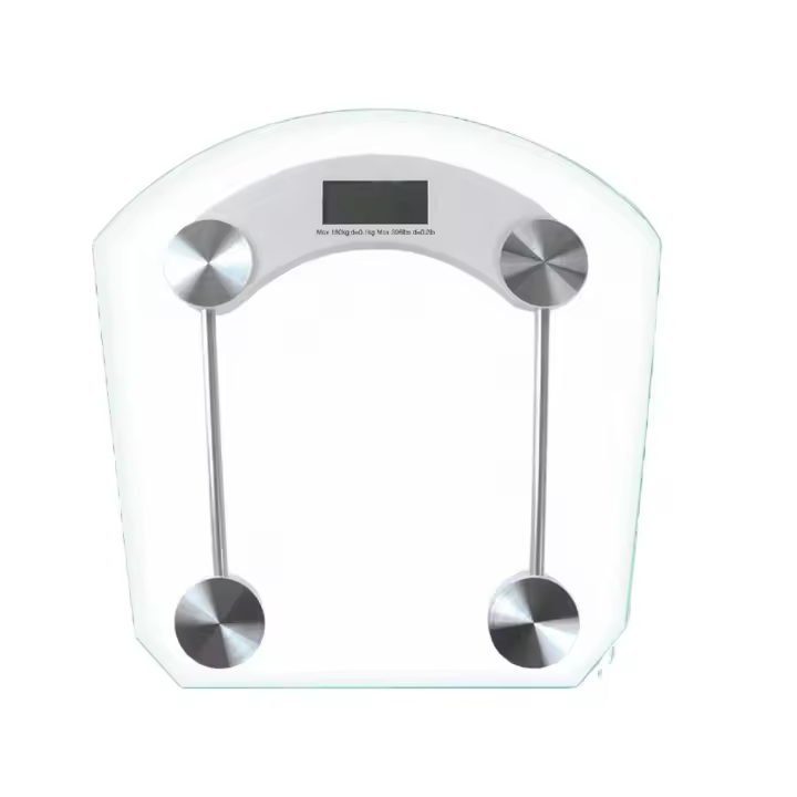 Báscula Digital de Baño SANDA KG/LBS Vidrio Templado - 1