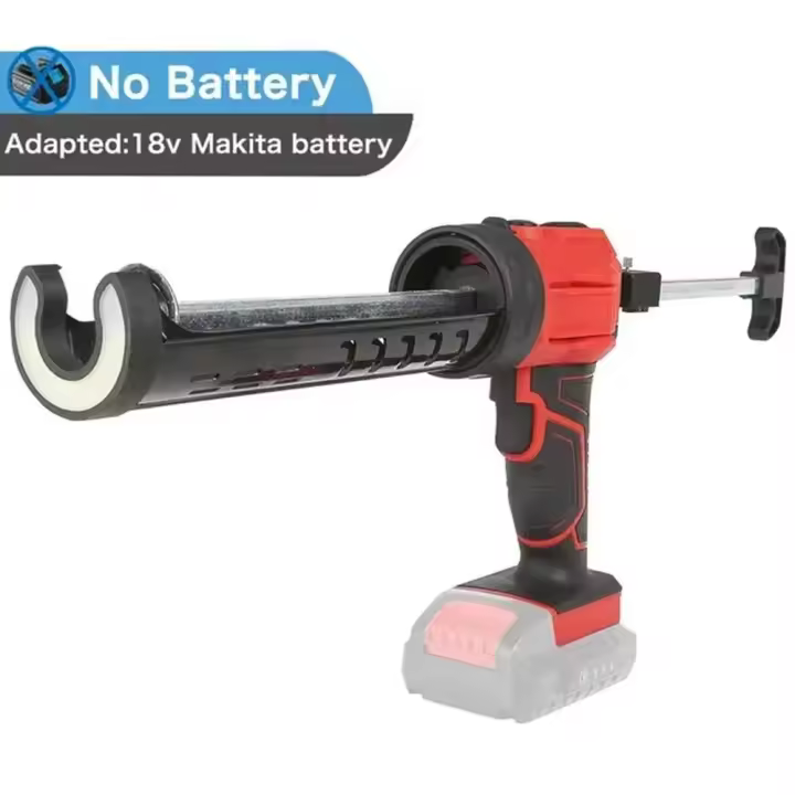 Pistola de pegamento eléctrica de 18V, herramienta de calafateo de pegamento de vidrio inalámbrica para puertas y ventanas, herramienta de pegamento de costura eléctrica para batería de iones de litio para Makita ,Pistola encoladora eléctrica - 1
