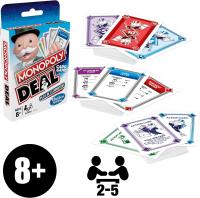 Juego de Cartas Monopoly Deal - Juego Rápido para Familias - Niños de 8+ - 2 a 5 Jugadores - details 0
