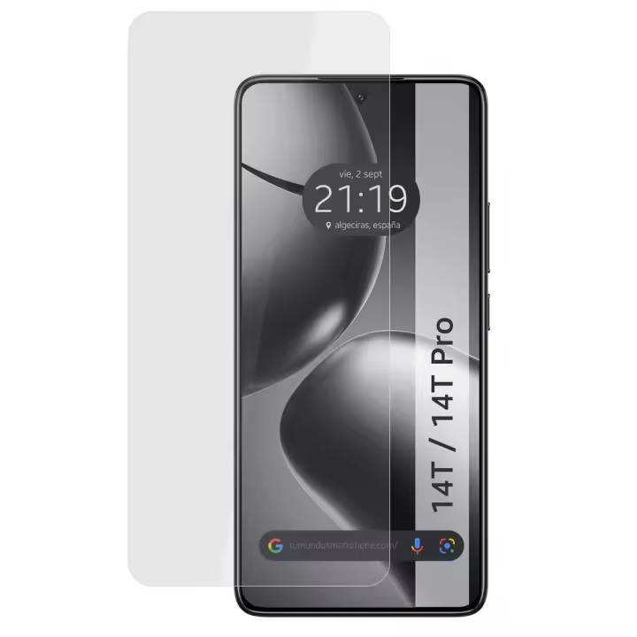Tumundosmartphone Protector Cristal Templado para Xiaomi 14T / 14T Pro 5G Vidrio - 1