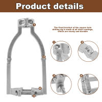 Adaptador De Broca Cuadrada En Acero De Carbono Alto Soporte De Agujero Preciso Para Máquina De Taladro Y Moldeado Accesorios De Herramientas Eléctricas Para Carpintería - details 5
