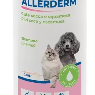 Virbac Allerderm Champú Piel Seca y Escamosa para Perros y Gatos  Champú para Perros y Gatos - 1