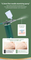 Pistola De Pulverización De Uñas Con Aire Acompañante Máquina De Inyección De Oxígeno Compresor De Agua Pulverizador De Niebla Nano Para Maquillaje Y Facial - details 4