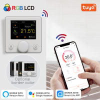 Termostato Inteligente Tuya Para Piso Eléctrico Calentamiento De Agua Y Boilero Gas Controlador De Temperatura Underfloor Compatible Con Alexa Y Google Assistant - details 5