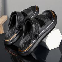 Sandalias De Verano Para Hombre EVA Suave Plataforma Unisex Zapatillas Casuales Para Playa Zapatos Interiores Y Exteriores Sandalias De Tobillo Cierre Hook & Loop Talla Verdadera - details 5