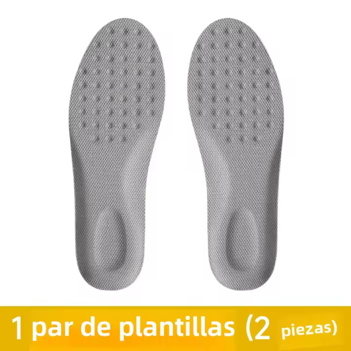 Almohadillas De Calcetín Deportivas De Látex Para Hombres Y Mujeres Absorción De Choque 4D Desodorizante Transpirable Almohadillado De Arco Ortopédico Insertos Para Zapatos - 1