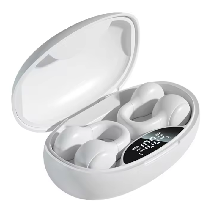 Auriculares internos In-Ear Auriculares Bluetooth Inalámstricos Auriculares con Clip de Conducción Ósea Bluetooth 5,3 Open Ear Clip, Clip on Sport Auriculares Inalámstricos Auriculares Exterior Impermeables para Correr Entrenamiento Cycling - 1