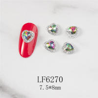 5PCS Decoración De Uñas Con Diamantes Corazones Cheering Accesorios Redondos Para Manicura Arte De Uñas Moda - details 20