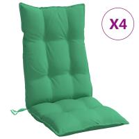 vidaXL Cojines para silla respaldo alto 4 uds tela Oxford cuadros Color Gris,  Beige,  Verde y mas Cojín Decorativo de Asiento Cojines de muebles de salon - details 6
