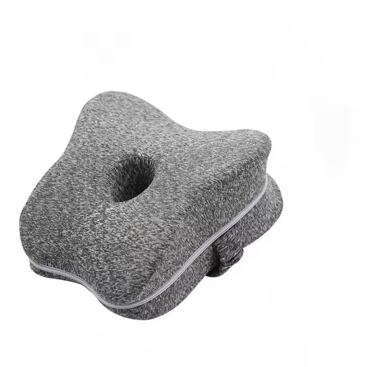 Almohada De Espuma De Memoria Para Rodilla Ortopédica Alivio Del Dolor Lumbar Cadera Y Pierna Forma Corazón Polyester/Cotton - 1