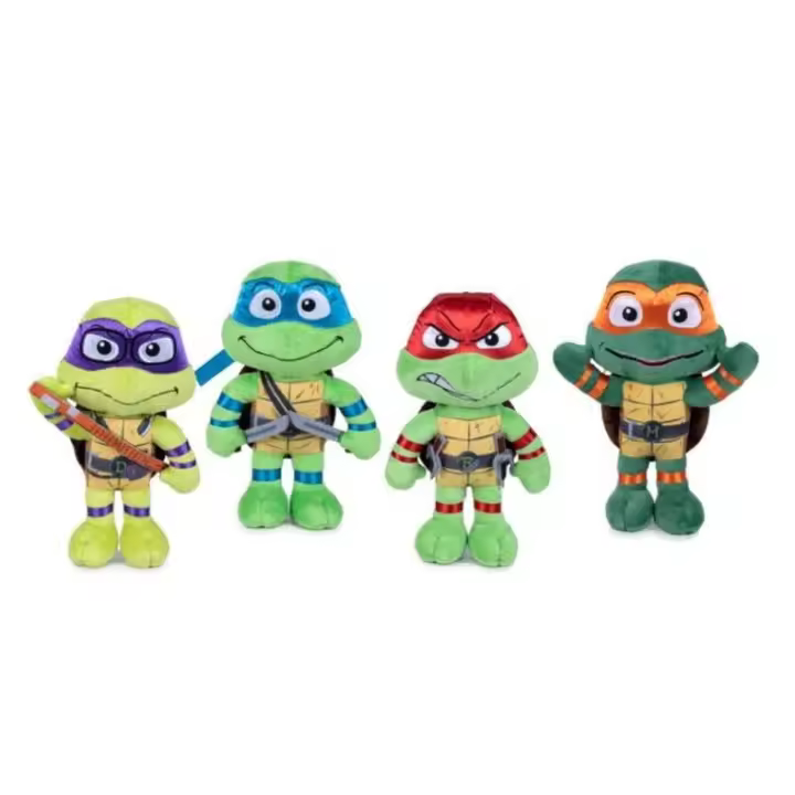 tortugas ninja peluche 4 modelo 30cm-play by play - 1