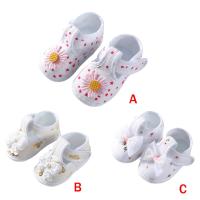 Zapatos De Bebé Para Primera Caminata Con Lazo Floral Para Niñas Suela Suave Comoda Para Recién Nacidos Niños Recién Nacidos Verano 2024 - details 0