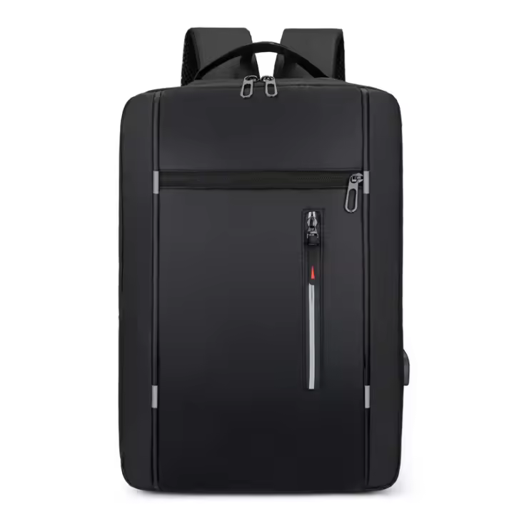 Mochila De Negocios impermeable para hombre, morral escolar con USB de 15,6 pulgadas, para ordenador portátil, de gran capacidad - 1