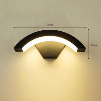 Lámpara De Pared Exterior Impermeable IP65 Con Sensor De Movimiento Radar Iluminación Exterior Para Porche Balcón Jardín Vestíbulo Luz Moderna LED Sin Ajuste Dimmer - details 10