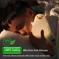 Lámpara Nocturna De LED Squishy Duck Recargable Por USB Para Decoración De Dormitorio Y Jardín De Bebés Y Niños Luz Dimmer De Pato Seagull - details 5