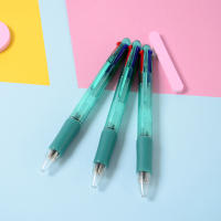 4pcs Pluma Bolígrafo Retráctil De Gel 0.7mm En 4 Colores Multi-Función Para Estudiantes Y Oficina Suministros Escolares Y De Oficina Estación De Trabajo - details 3