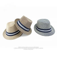 Sombrero Fedora De Lujo Para Hombres Mayores Protección Solar Para Playa Y Bodas Sombrero De Paja Para Fiesta De Jazz En Primavera Y Verano - details 1