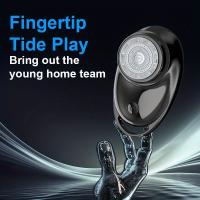 Afeitadora Eléctrica Mini Lavable Y Secable Carga Rápida Afeitadora Portátil Para Hombre Cabezal Individual Fuerte - details 3