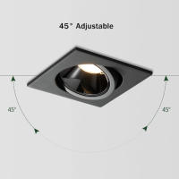 Lámpara De Techo LED Recargada 24W 12W Single/Doble Cabeza Luz De Spot Antigolpeante Para Oficina Hogar Tienda Interior Material Aluminio Fuente De Luz LED - details 3