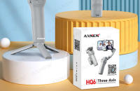 AXNEN HQ6-cardán de mano de 3 ejes con luz de relleno, estabilizador de teléfono móvil para iPhone, Samsung, Xiaomi, Tiktok, antivibración, Video Vlog - details 2