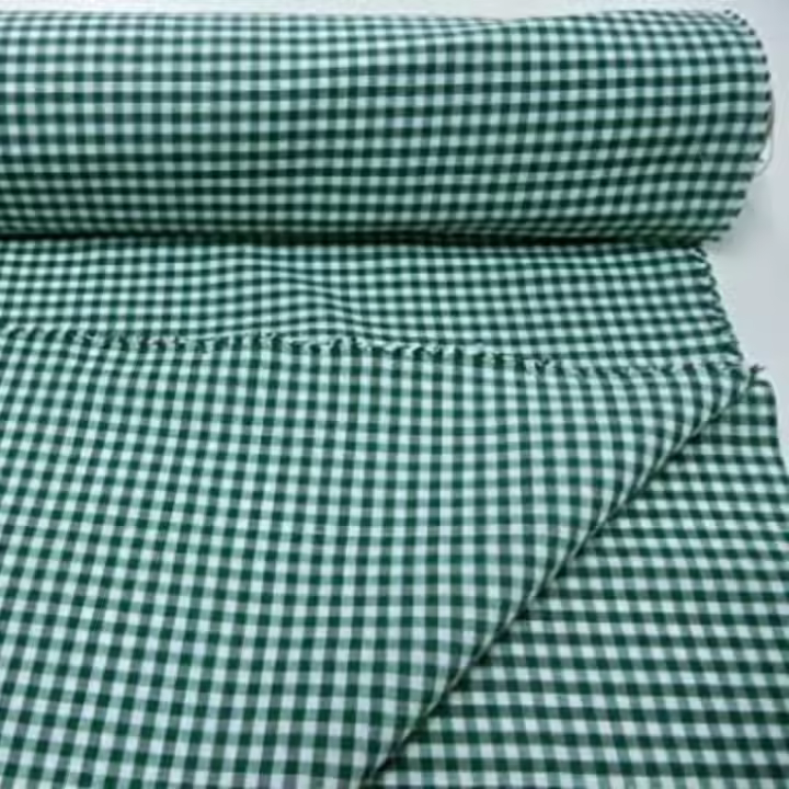 Tela por Metros,Tejido Vichy, Cuadro pequeño 5x5 mm. Ideal para Manualidades - GADETEX - 1