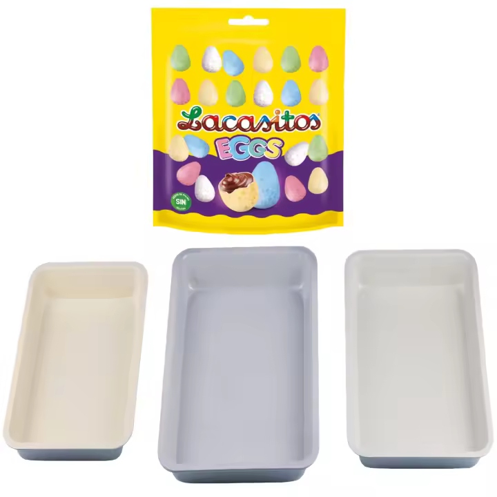 Pack repostería:LACASITOS EGGS DOYPACK 110G+Set 3pc moldes para horno menorca - 1