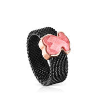 ZP Anillo de Oso de Plata esterlina S925, Moda de lujo Ligera para Damas, anillo de Dedo de estilo Moderno y versátil, Diseño simple - details 8