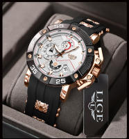 Reloj De Pulsera De Cuarzo TOP LIGE 2025 Para Hombre Lujo Resistente Al Agua Con Luminosidad Y Fecha Correa De Silicona Fashion Casual - details 12
