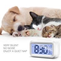 Reloj De Alarma Digital LCD Con Calendario Y Termómetro Reloj De Escritorio De Plástico Para La Casa Sin Dispositivo Inteligente - details 7