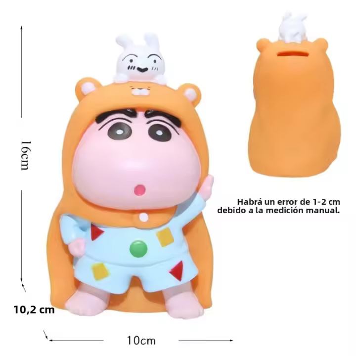 Caja De Ahorro En Forma De Ropa Interior De Crayon Shin-chan Muñeco De Peluche Nohara Shinnosuke Decoración De Escritorio Para Niños - 1