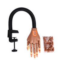 Kit De Práctica Para Artistas De Uñas Ultimate Mano Flexibles Y Realistas Con Dedos Ajustables Y Preciosos Archos Y Cortauñas - details 1