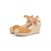 HLUNA - Sandalias Alpargatas de Cuña Tacón Alto 8CM - Puntera Cerrada de Esparto - Moda Verano - HYJ23-7 hyj23-6 - details 1
