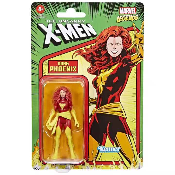 Figura Dark Phoenix X-Men Hasbro colección retro 375 Marvel Legends Series 9,5 centímetros - 1