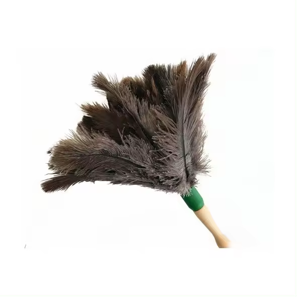Clim Profesional Plumero de Plumas de Avestruz Natural 56 Cm - 1