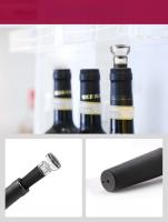 Juego De Abrevidrios Con Bomba De Aire Y Sellador De Vaciado Aluminio Multifuncional Para Vino Y Cerveza Accesorios De Barra Herramientas De Cocina - details 2
