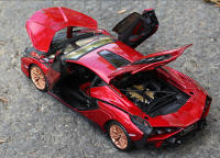 Bburago 1:25 Lamborghini Sian FKP 37 Coche Deportivo De Aleación Vehículos De Cera Coleccionables Juguetes Modelo Voiture Regalos - details 9