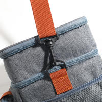Bolsa Lonchera Térmica, para Oficina, Trabajo, Escuela, picnics, a prueba de fugas, Con Correa para el hombro, para niños, lonchera median - details 6