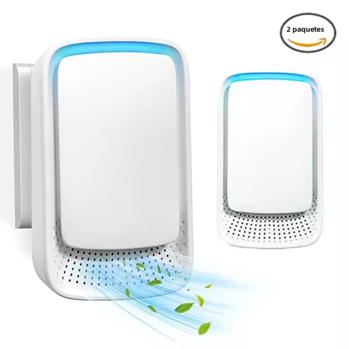 Purificador De Aire Mini Portátil Fresador De Aromas Desodorante Ionizador Negativo Limpiador De Aire Para El Hogar Escritorio Mascotas Fumadores Inodoro - 1