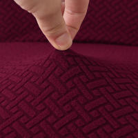 Cubierta De Silla Jacquard Talla XL Con Espalda Para Bodas Y Comedor Cubierta De Asiento Moderna Resistente Al Envejecimiento Para Sillas De Cocina - details 26