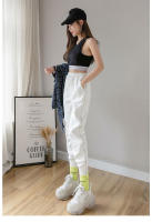 Pantalones Harem Para Mujer Con Cierre De Cremallera Ropa De Calle Casual Leggings Estilo Coreano Fashion Hip Hop Trousers - details 0