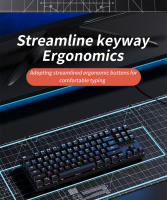 Teclado Mecánico USB MUCAI De 87 Teclas Con Iluminación LED Retroiluminada Para Gaming Switches Rojos Adecuado Para Escritorio - details 7