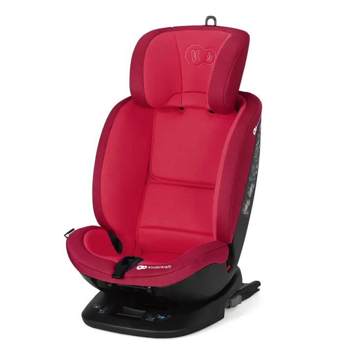 Kinderkraft Silla De Coche XPEDITION 0-36 Kg Roja Con Rotación 360 Grados - 1
