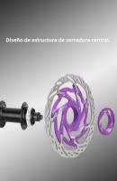 VXM Freno De Disco Para Bicicleta De Carretera Y MTB Pads De Bloque Central Lijado De Aluminio Ligero 140mm 160mm Piezas - details 7