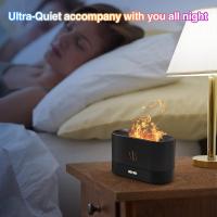 Humidificador difusor de aroma de Aire con Llama de Colores, versión Mejorada, difusor de aceite esencial Silencioso Con 7 Colores de llama para el hogar, La Oficina y el yoga - details 2