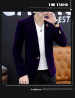 Chaqueta De Traje Casual Para Hombre Estilo Británico De Alta Calidad Moda Joven Chaqueta Corta De Otoño Talla Slim Ajustada - details 4