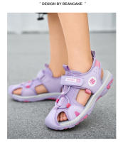 Sandalias De Playa Para Niños Verano 2024 Moda Antideslizante Suave Bajo La Piel Cuero Malla Cómodas Tallas 18-25 Unisex - details 10